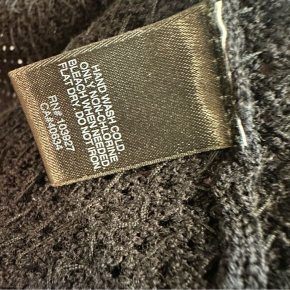 Marc By Marc Jacobs | XS | black open weave knit sequin Sweater - Picture 8 of 12